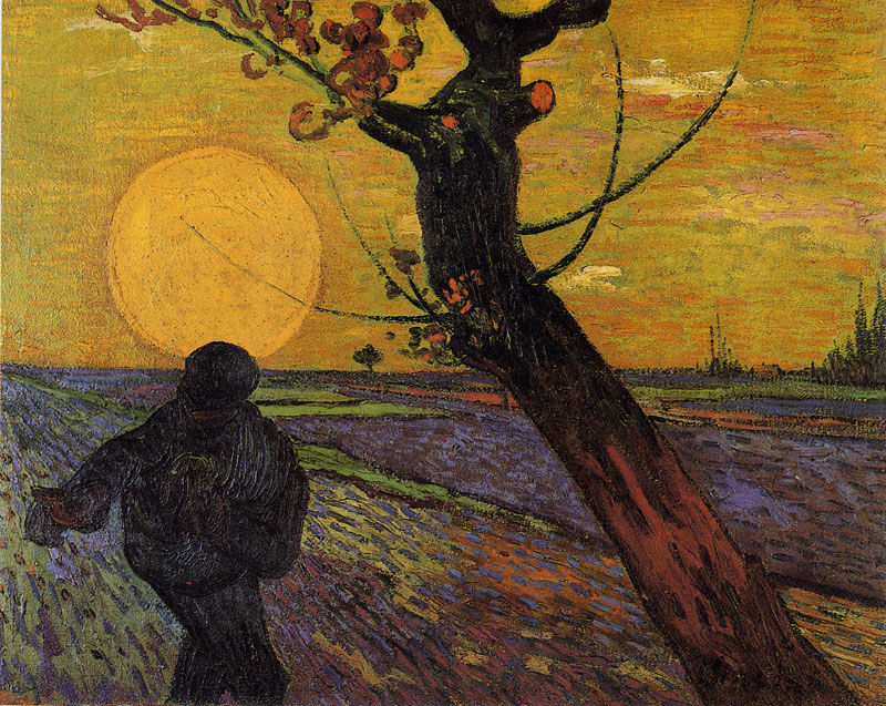 V. van Gogh. Il seminatore, Arles 1888.
